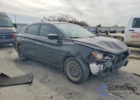 2016 Nissan Sentra S z USA, uszkodzony, nr VIN 3N1AB7AP6GY246539